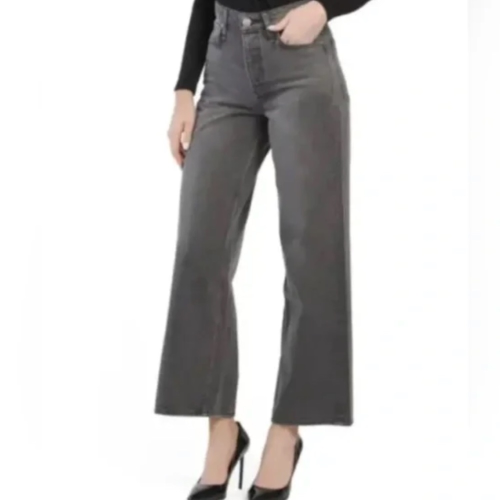 Rag and Bone Maya High Rise Wide Leg Cropped Jeans